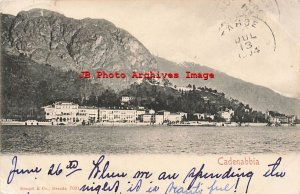 Italy, Cadenabbia, Panorama View Of City, 1904 PM