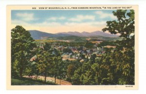 NC - Weaverville. View from Hamburg Mountain ca 1936