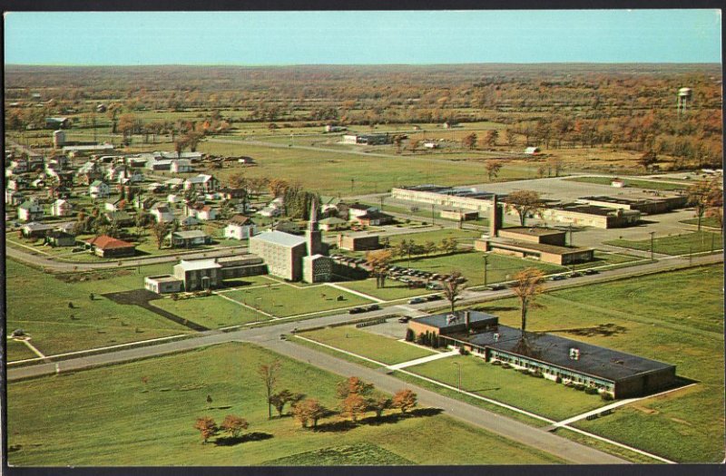 Ontario ~ IROQUOIS Aerial View of the the Town Chrome 1950s-1970s