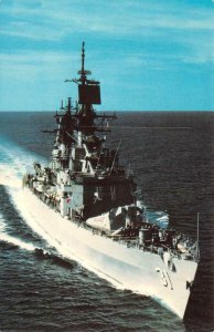 Navy Ship   USS STERETT Guided Missile Cruiser  Built~Bremerton WA  Postcard