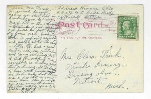 1913 postcard, St. Mary's Church, Sandusky, Ohio