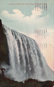 American Falls From Goat Island Niagara Falls New York 1911