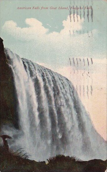 American Falls From Goat Island Niagara Falls New York 1911