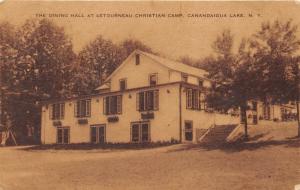 Canandaigua New York~Letourneau Christian Camp Dining Hall~1948 Postcard