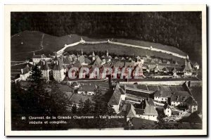 Postcard Old Convent of the Grande Chartreuse General view and reduced full