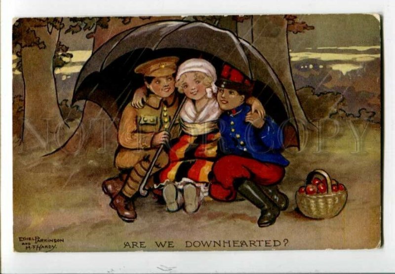 3098219 WWI ENGLISH PROPAGANDA Are we downhearted by Parkinson