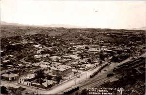 Real Photo Postcard Aerial View of Nogales, Sonora, Mexico