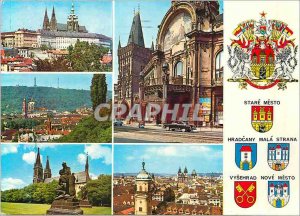 Postcard Old Prague Stare Mesto Mala Strana Hradcany Stare Mesto Vysehrad