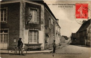 CPA St-Ouen-en-CHAMPAGNE - Route de St-PIERRE (299483)