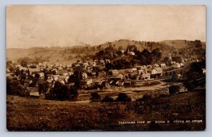 J87/ Adena Ohio RPPC Postcard c1910 near Stuebenville Cadiz Birdseye 583