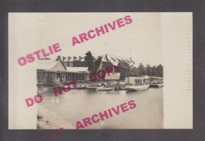 St. Paul MINNESOTA RPPC c1860s WHITE BEAR LAKE Chateaugay Hotel BROMLEY #38 MN