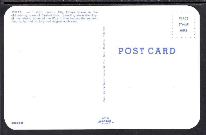 Opera House,Central City,CO BIN