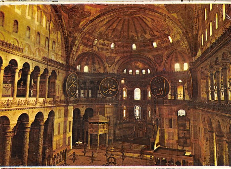 B108777 turkey Istanbul VIew of the Gallery of WOmen in St. Sophia