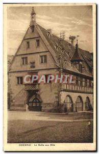 Old Postcard Obernai The Halle aux Bles