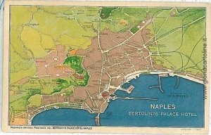 09877 vintage postcard - NAPLES city: ADVERTISING-
