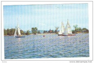 Sailboats, Caspian Lake, Greensboro, Vermont, 1940-1960s