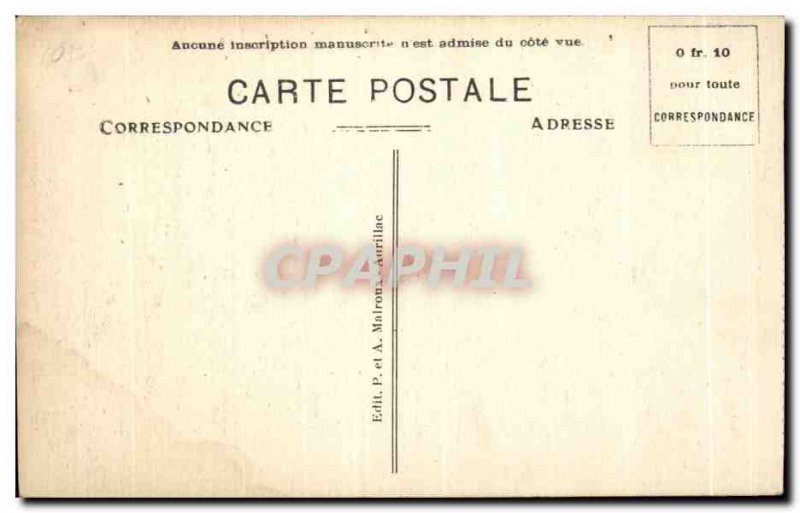 Old Postcard Aurillac Chateau St Etienne