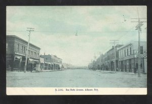 ALLIANCE NEBRASKA DOWNTOWN BOX BUTTE ANENUE STREET SCENE VINTAGE POSTCARD