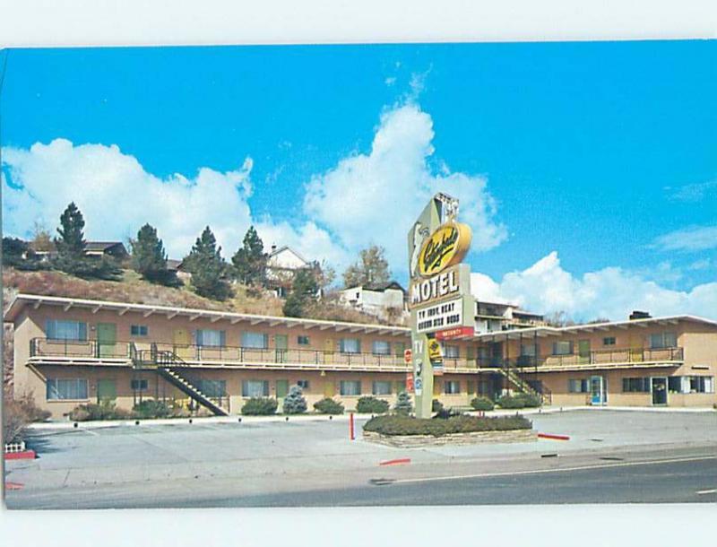 Unused Pre-1980 MOTEL SCENE Elko Nevada NV B5888