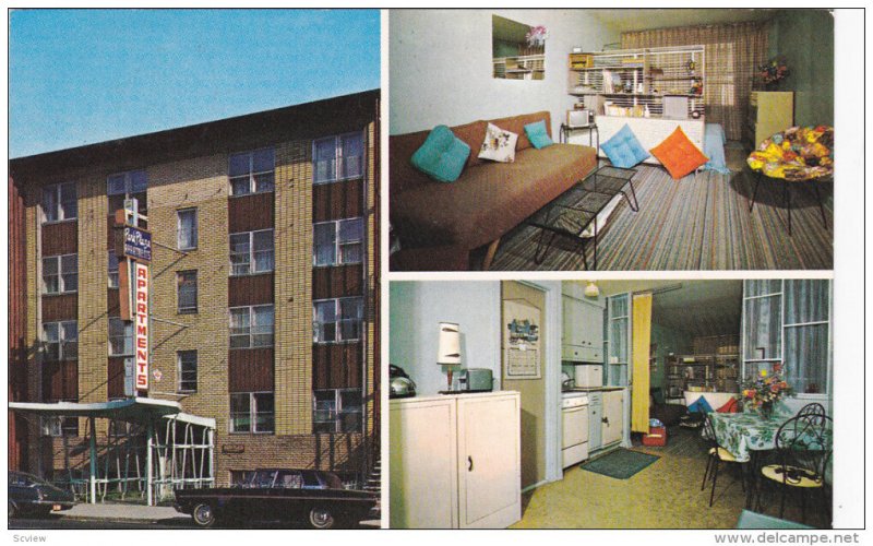 MONTREAL, Quebec, Canada, PU-1969; Park Plaza Tourist Apartments