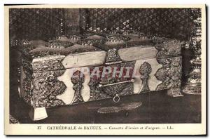 Old Postcard Cathedral of Bayeux Tape of ivory and D money