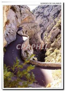 Postcard Modern Message South Galamus Gorges Aude A Wild site and Fantasy Tai...