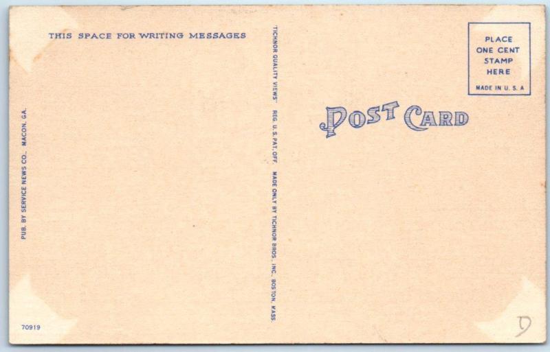 3 Postcards  MACON, Georgia  GA   CAMP WHEELER Truck Pool, Hospitals  c1940s