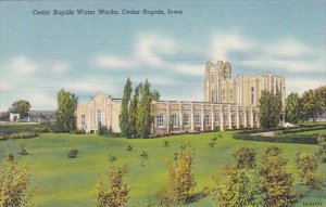 Iowa Cedar Rapids Water Works Curteich