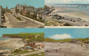 Saltburn By The Sea 4x 1970s Postcard s