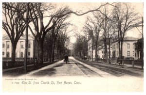 Connecticut New Haven ,   Elm Street from Church Street