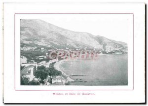 Old Postcard Menton and Garavan Bay