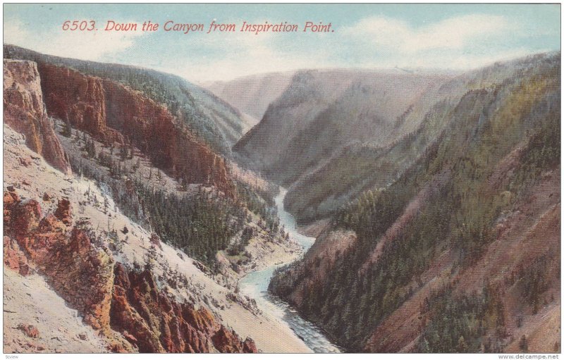 Looking down the Canyon from Inspiration Point,Canada,00-10s