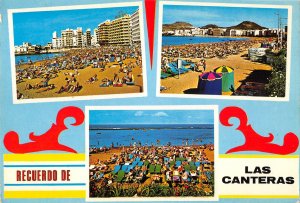 B110777 Spain Gran Canaria Plage de Las Canteras Beach Promenade Hotel