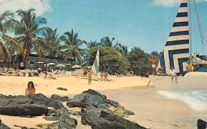 St Thomas, US Virgin Islands  SAPPHIRE BEACH  Sunbathers & Boats   Postcard