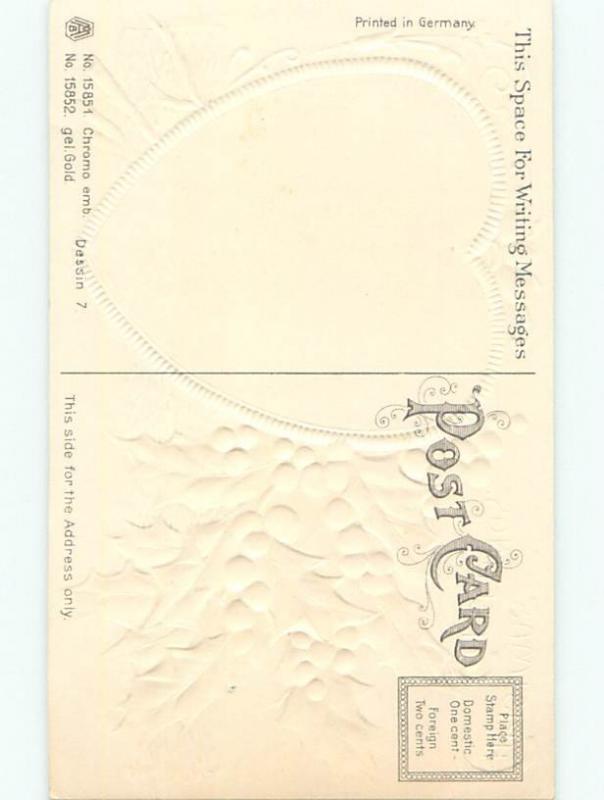 Divided-Back CHRISTMAS SCENE Great Postcard W8878