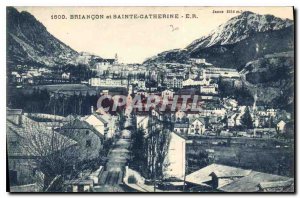 Old Postcard Briancon and Saint Catherine