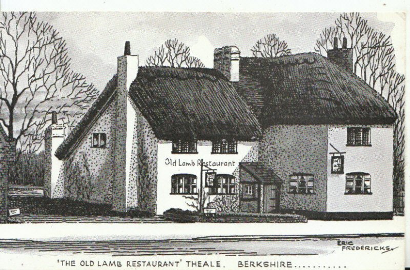 Berkshire Postcard - The Old Lamb Restaurant - Theale - Ref 16815A