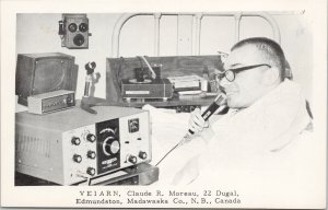 Veiarn Claude R. Moreau Edmunston NB New Brunswick Unused Radio Card F30 
