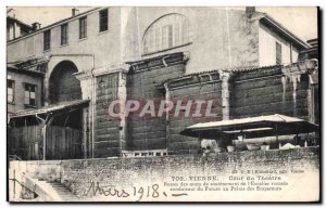 Old Postcard Vienna Court Theater Remains of soutenement walls of the Roman s...