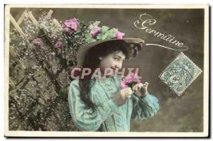 Old Postcard Fancy Germaine Surname