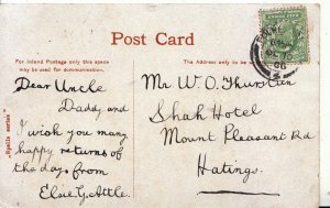 Genealogy Postcard - Thurstun - Mount Pleasant Road - Hastings - 3915A