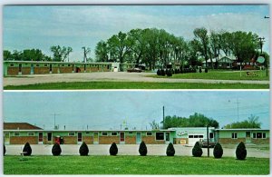 c1960s Grand Island, Nebr. Circle B Motel Multi View Chrome Postcard NE A231