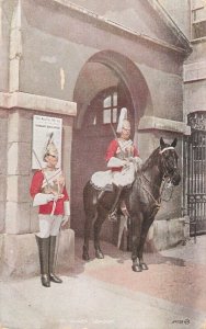 British military guards uniform life guard sentry horse cavalry London Whitehall