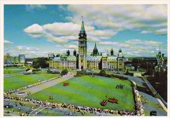 Canada Centre Block Of Parliament Buildings Ottawa Ontario