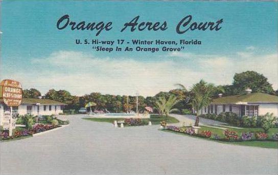 Florida Winter Haven Orange Aches Court