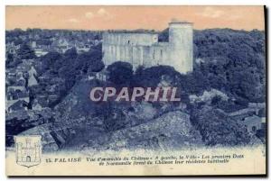 Postcard Ancient Cliff of whole Chateau View