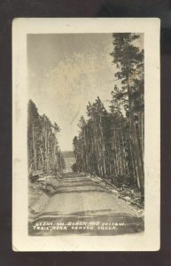 RPPC MOAB UTAH CANYONLANDS PARK YELLOW TRAIL REAL PHOTO POSTCARD