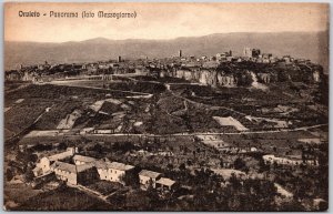 Orvieto Panorama Lato Mezzogiorno Terni Italy Antique Postcard