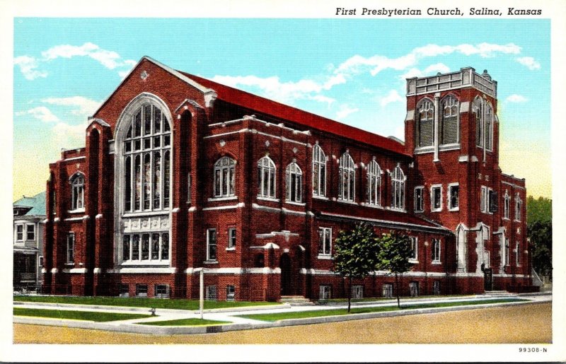 Kansas Salina First Presbyterian Church Curteich