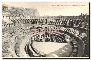 Postcard Old Dell Interno Anfiteatro Flavio very beautiful illustration